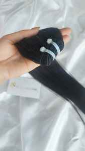 Cheveux bruts non traités Extension de cheveux naturels droits à double trame/à trame unique de haute qualité prix de gros - Product Image 3