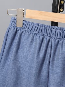 Ropa para niño en oferta, conjunto de primavera, verano y otoño, camisa de tela tejida con botones y pantalones cortos con cintura elástica. - Product Image 6