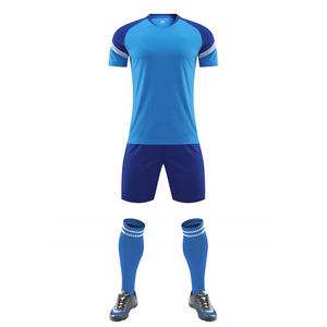 Wholesale Custom Plain Color Soccer Uniforms High Elasticity Moisture Wicking Football Jerseys Teamwear Referee Uniforms 100% - Product Image 1