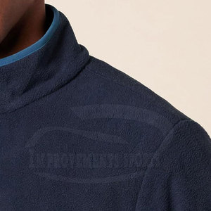 OEM Service High Quality Fashion <b>Pullover</b> Fleece <b>Jacket</b> with Custom Logo Stand Collar Winter Wear - Product Image 6