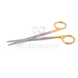 Tijeras TC Nelson Metzenbaum de Carburo de Tungsteno y Acero Inoxidable, Instrumentos Quirúrgicos Ortopédicos de Clase I con Certificación CE ISO 13485 - Product Image 3
