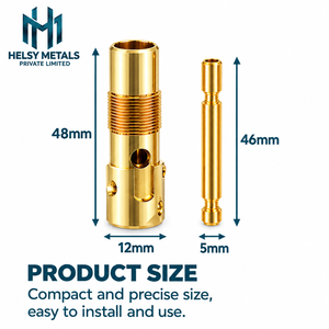 Composants sur mesure longs en acier inoxydable usinés CNC de précision pour le tournage de vilebrequins, de cannelures à clavettes et de trous filetés de bielles, destinés à l'usinage - Product Image 1