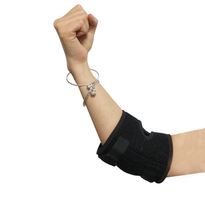 Attelle de compression professionnelle en néoprène respirant, épaisse et réglable pour le coude, idéale pour le sport, le soulagement des douleurs articulaires et la stabilité en salle de sport. - Product Image 2