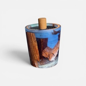 Luxury Handmade Wood & Resin <b>Bakhoor</b> Burner Premium Arabic Mabkhara with Decorative Accents for <b>Oud</b> Incense Home Fragrance Rama - Product Image 3