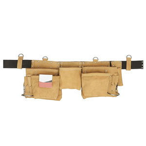 Custom Waterproof Genuine Leather <b>Tool</b> <b>Belt</b> With Multiple Pockets And Hanging Hammers For Professional Use 2026 - Product Image 2