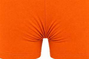 Calzoncillos bóxer de punto lisos naranjas para hombre, de tiro medio - Product Image 4