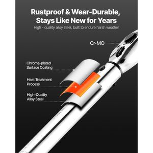 Set di Chiavi Dinamometriche a Scatto di Alta Precisione da 3/8 di Pollice, Bidirezionali, 72 Denti, 5-60 N.m / 3.7-44.3 Lbf.ft, con Bussole di Precisione al 3% - Product Image 5