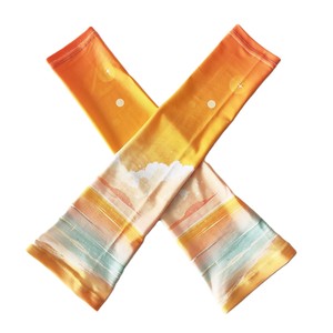 Nuevas Mangas de Ciclismo Personalizadas con Estampado Atardecer Naranja, Anti-UV, Unisex, para Adultos, Deportes al Aire Libre, Compresión, Refrigeración, Diseño Sin Costuras - Product Image 1
