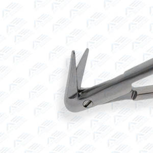 Micro-ciseaux 6,5 pouces (16,5 cm) à manche rond en acier inoxydable, ciseaux Potts à lames micro-fines en V, fabriqués en acier inoxydable - Product Image 4