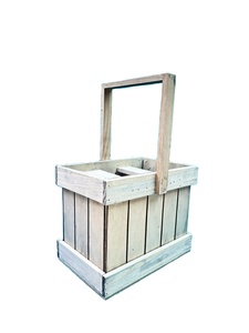 Hecho a mano en relieve barnizado brillante mate madera bambú flor maceta cajas al por mayor paisaje plantas plántulas almacenamiento estampado - Product Image 4