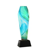 Haute qualité, bon marché, vente en gros, cristal de verre K9 vierge, trophée personnalisé