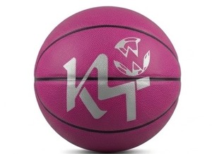 Balón de Baloncesto KLTW INT'L K1 Rosa con Logotipo, Talla 7, Cubierta de Cuero, Cámara de Goma Natural, Balón de Entrenamiento Interior Resistente, 580-650g - Product Image 4