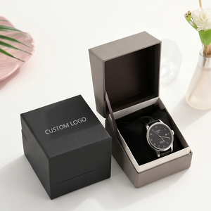 Personalized Luxury A4 Hard Rigid <b>Black</b> Gold Paper Cardboard Magnetic Flip - Product Image 4
