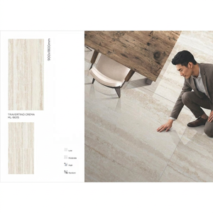 กระเบื้องพอร์ซเลนเคลือบเงาขนาดใหญ่ 900x1800 มม. รุ่น Aric Beige ลายหินอ่อนขัดเงา ทนกรด กันลื่น ผลิตจากเซรามิกซินเทอร์สโตน - Product Image 2