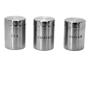 New Best Price Great Quality Stainless Steel Lid Tea Coffee Sugar Canisters <b>Containers</b> Airtight Eco-Friendly 1-3L Capacity - Product Image 3