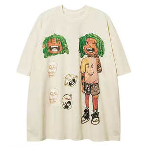 เสื้อยืดคอกลมผู้ชายผ้าฝ้าย 100% พิมพ์ลายด้วยความร้อนคุณภาพสูง แห้งเร็ว ระบายอากาศได้ดี น้ำหนัก 300 กรัม รับออกแบบโลโก้ตามสั่ง ขายส่ง - Product Image 5