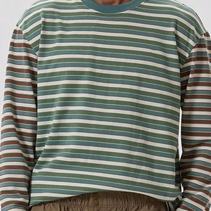 Chemises à manches longues modernes pour hommes en gros, vêtements quotidiens élégants à manches longues avec logo personnalisé imprimé, t-shirts pour hommes - Product Image 4