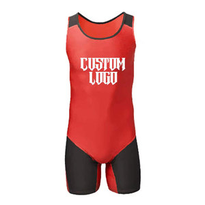 Uniformes de Lucha Libre con Estampado Digital, Spandex y Poliéster Transpirable de Secado Rápido, Singlet de Lucha Libre para Calentamiento, Entrenamiento Profesional - Product Image 1