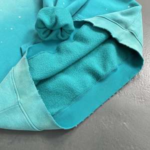 Sweat à capuche surdimensionné personnalisé gris vintage imprimé en molleton 100 % coton épais pour homme, effet délavé soleil, 450 g/m², délavé à l'acide et vieilli - Product Image 4