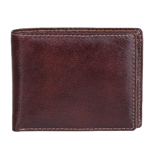 Inexpensive Cheap Stock Man Leather <b>Wallets</b> Short Open RFID Coin Purse Credit Card <b>Holders</b> Ready To Ship Bulk Export Online Sale - Product Image 1