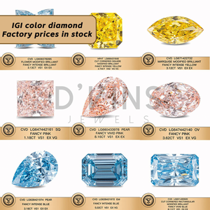 เพชร D'vins Jewels 1 กะรัต 1.5 กะรัต 2 กะรัต 3 กะรัต 4 กะรัต 5 กะรัต D VVS1 VVS2 HPHT CVD เพชรเพาะเลี้ยงในห้องปฏิบัติการทรงหัวใจแบบเต็มรูปแบบ ขายส่ง - Product Image 6