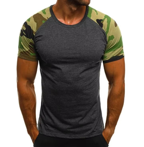 T-shirt en coton à col rond décontracté pour homme, commande en gros, fabricant de t-shirts en coton uni pour homme - Product Image 1