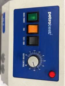 Probador de punto de inflamación Petrotest CL5 usado, equipo de laboratorio, enciende el ventilador de calefacción OK como está - Product Image 3