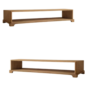 Estante de TV Moderno de Madera de Teca de Alta Calidad para Decoración de Sala de Estar y Sala Familiar - Product Image 6