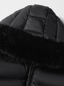 Custom LOGO Women's <b>Crop</b> <b>Puffer</b> <b>Jacket</b> Warm Quilted Down Winter Outdoor Long Women <b>Puffer</b> <b>Jackets</b> Short Winter Coat Full Sleeve - Product Image 5