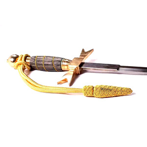 อุปกรณ์เครื่องแบบ QUICK WAY INDUSTRIES Sabre Knot คุณภาพสูง สะดวกสบาย ใช้สำหรับพิธีการ  พร้อมด้วยลวดทองเหลือง  ดาบสั้นแบบสงครามพลเรือนอังกฤษ - Product Image 3
