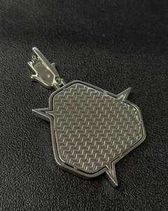 Colgante Hip Hop Personalizado en Forma de Espada con Letras 3D, Plata 925, Baño de Oro 10K, Moissanita VVS, Pasa Prueba de Diamante - Product Image 3