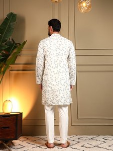Pyjama Kurta pour homme – Vêtements ethniques de luxe pour occasions spéciales - Product Image 4