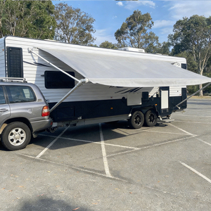 Modern Motorhome Camper Trailer Mobile Caravan <b>Travel</b> Vehicle with Kitchen Bathroom Sleeping Space Touring - Product Image 3