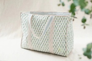 Handmade Eco Friendly Embroidery Quilted Cotton Floral <b>Boho</b> Tote <b>Bag</b> for Women Open Closure Large Capacity All Seasons Travel - Product Image 2