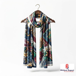 Premium Printed Long <b>Scarf</b> Soft Fabric Custom Head <b>Scarf</b> White Label OEM ODM Low MOQ Textile Manufacturer Export Supplier - Product Image 6