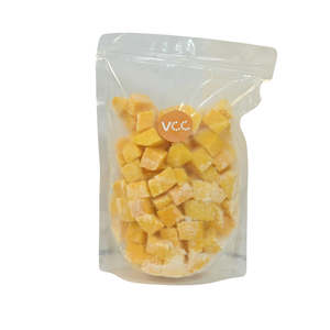 Dés de mangue surgelés IQF de qualité supérieure, 10x10mm, couleur dorée sucrée, en vrac ou sous vide, prêts à consommer - Product Image 2