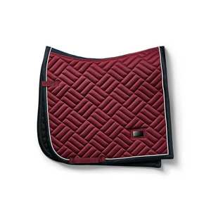 Tapis de selle de saut carré de haute qualité de 1,5 pouce, doublure en polycoton, extérieur en coton, bordure réfléchissante, design matelassé - Product Image 1