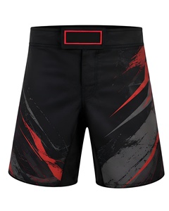 Best Selling Plus Size Compression BJJ 4 Way Stretch Fabric MMA <b>Shorts</b> Quick Dry Custom Logo <b>Grappling</b> <b>Shorts</b> for Training - Product Image 5