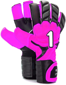Guantes de portero de fútbol verde negro PU con protección completa para los dedos, antideslizantes, con correa ajustable para la muñeca, guantes profesionales para portero de fútbol. - Product Image 4