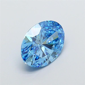 Magnífico Diamante Azul de Corte Ovalado de 5 Quilates |   Diamante elíptico de color raro y elegante para una obra maestra de joyería de lujo hecha a medida - Product Image 5