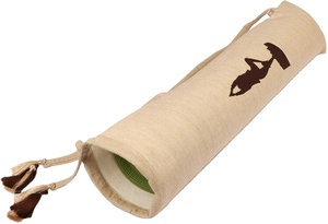 Bolsa de esterilla de yoga personalizada con logotipo, bolso de lona multifuncional portátil de gran capacidad, bolso de hombro para mujer con soporte para esterilla de yoga - Product Image 2