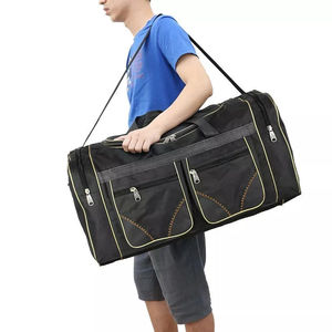 New Arrival 2026 Unisex Gym Duffel <b>Bag</b> 30-40L Nylon Zipper Closure Soft Handle Large Capacity Casual Solid <b>Navy</b> Blue Design - Product Image 6