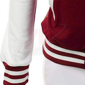 Vestes en molleton 100% coton à col montant unisexe pour femmes, avec impression et broderie de logo personnalisés, sur demande ODE et OEM - Product Image 4