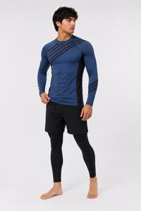 Camisetas de Compresión Anti-UV Ecológicas de Spandex para Hombre con Mangas Largas, de Secado Rápido y Transpirables para Deportes al Aire Libre - Product Image 3
