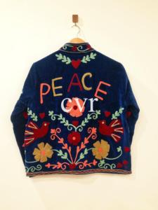 Chaqueta de Terciopelo Estilo Chino con Bordado, Manga Larga, Cuello Mandarín, Bordado a Mano con Patrón Floral, Ropa de Abrigo de Invierno para Adultos - Product Image 2