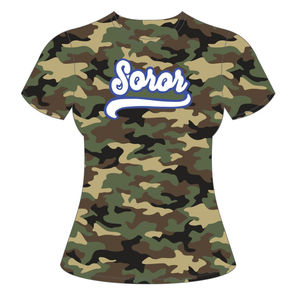 T-shirt Camo 20 Zeta Phi Beta Soror inspiré des fondateurs de la sororité grecque 1920, pour une femme élégante, en coton premium, coupe classique - Product Image 1