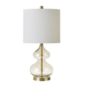 Set di 2 Lampade da Tavolo in Vetro Curvo Ellittico, Elegante Illuminazione per Arredamento Casa - Product Image 2