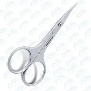 Slant Edge Care Cuticle Scissors Beauty Instruments Silver Manicure <b>Pedicure</b> High Quality Nail Cuticle Beauty <b>Tools</b> Scissors - Product Image 4
