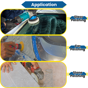 Profesional 3 "Rueda 4500 RPM lijadora de aire húmedo pulidora de aire húmedo para coche - Product Image 4