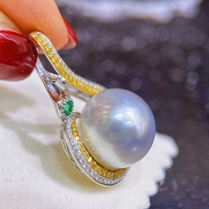 Auténtico Collar de Perlas de Agua de Mar para Mujer 2024, Cadena para Clavícula Inspirada en el Agua de Mar, Regalo Perfecto para el Día de la Madre - Product Image 3